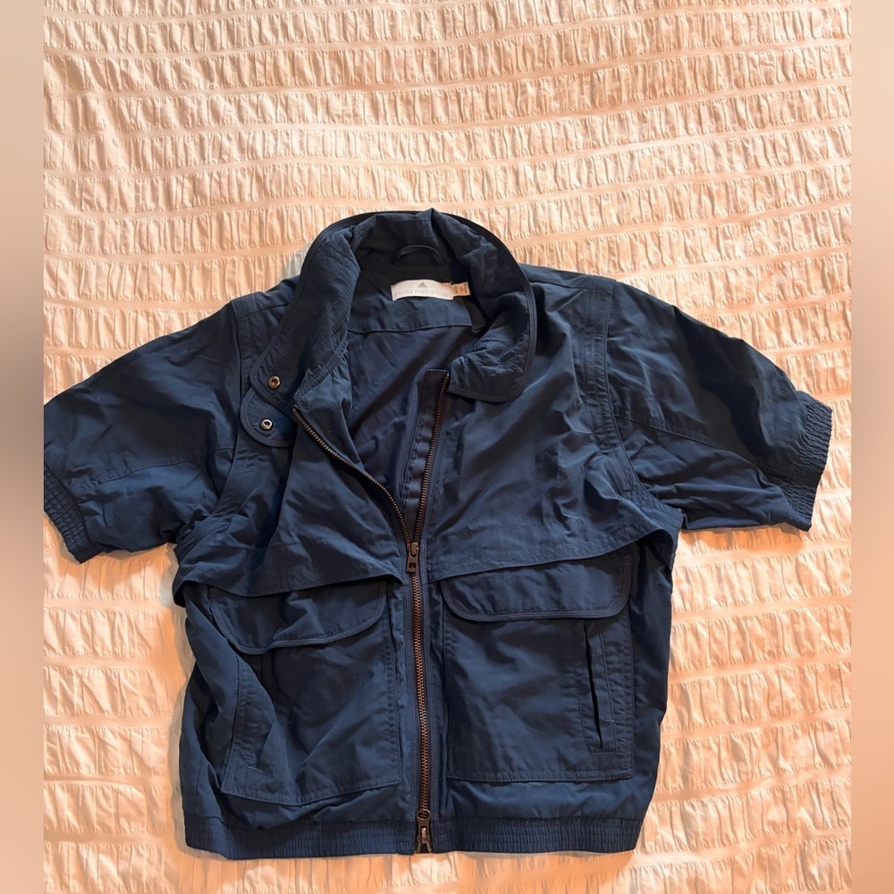 Stella McCartney Adidas Blue Short Sleeve Jacket